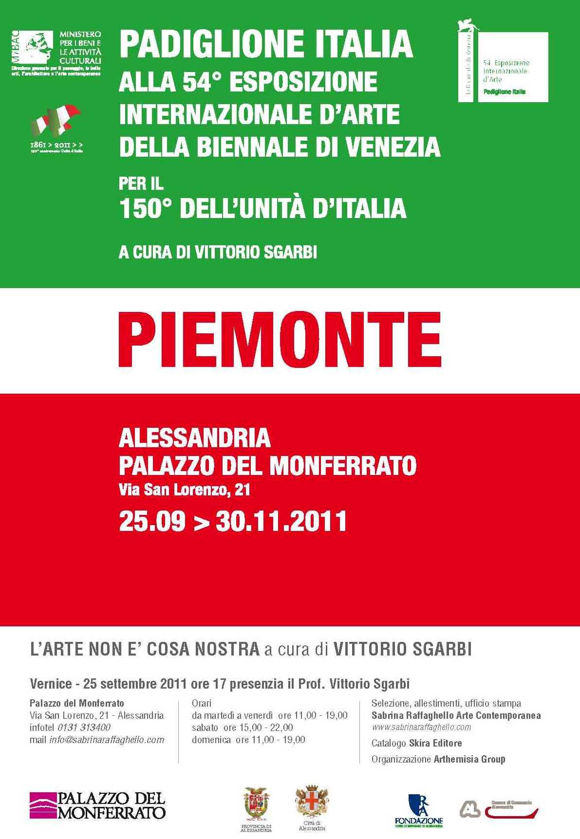 54. Biennale – Padiglione Italia Regione Piemonte